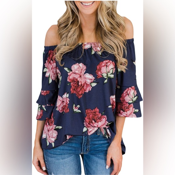 Tops - Floral shirt